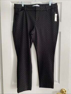 Old Navy Pixie Ankle Swiss Dot Pants Size 14 NWT